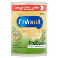 Enfamil Prosobee soy baby formula Concentrate 엔파밀 프로소비 소이 콩 베이비 포뮬라 액상 분유 13oz(384ml) 12팩