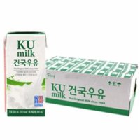 건국유업 멸균우유 200ml