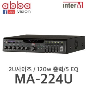 MA-224U/MA224U/2U사이즈/120w출력/5개EQ