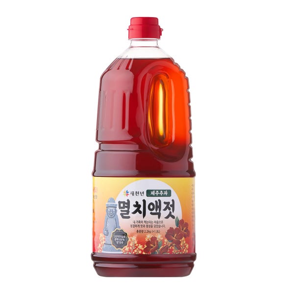 2년 자연발효 새천년 제주 멸치 액젓 2.2kg / 국산 추자도 액젖