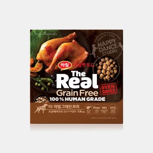 더리얼 그레인프리 오븐베이크드 닭고기 어덜트 (1.6kg) 강아지 부드러운 사료