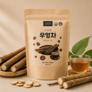 착한농부 국산 원물차 볶은 우엉차 100g