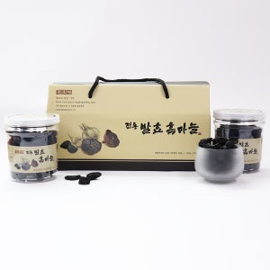 구록원 전통 발효 깐 흑마늘 500g 세트 명절 부모님 선물용 쫀득 맛있는 흑마늘 알맹이