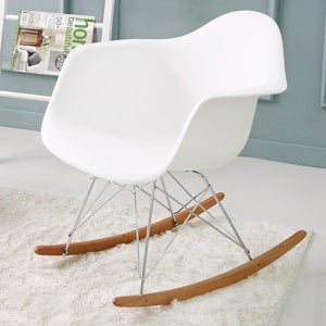 흔들의자 원목 스윙체어 1인용 북유럽풍 거실 인테리어