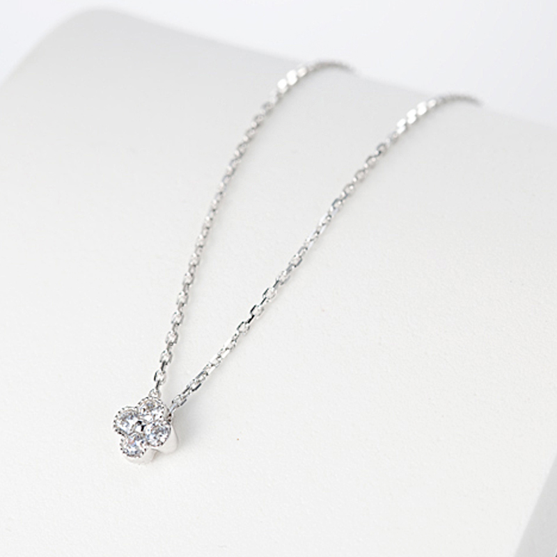 925실버체인목걸이 여자실버목걸이 줄 순은necklace 클로버