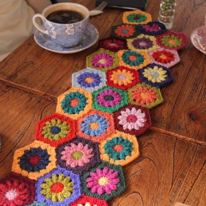 DIY 영국 빈티지 모티브 러너&블랭킷(동영상+도안)