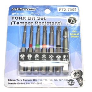 [Power Line] 별렌치 비트 세트 PTX 7065 (7PCS)