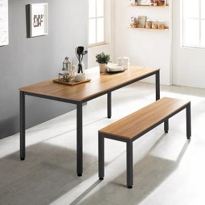 e스마트 스틸 6인용식탁 1600x600 (일자다리)