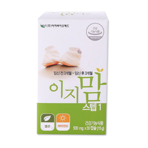 이지바이오메드 이지맘 스텝1 500mg x 30캡슐