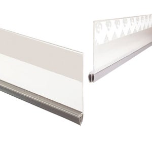 꼬꼬미 문풍지 연질 투명 문틈막이 강화도어 출입문 방문 현관문 바람막이 외풍차단 틈마기 6개세트