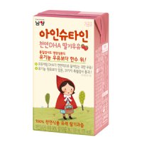 남양유업 아인슈타인 천연DHA 딸기우유 120ml