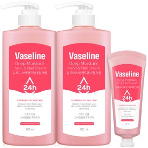 바세린 핸드크림 500ml 2개+60ml 1개