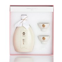 2022 대한민국 주류대상 중원당 청명주 도자기세트(아이보리) 17도 500ml