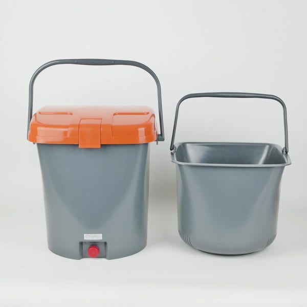 업소용음식물쓰레기통 20L 20리터 대용량 음식물수거통 잔반통 칩꽂이없음