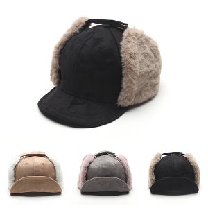 스웨이드 와이어챙 털 군밤모자 남자 여자 겨울 방한 귀달이 트래퍼햇