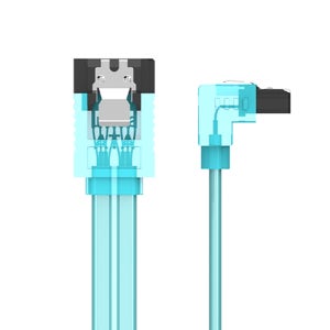 벤션 SATA3 케이블 아쿠아블루 0.5m