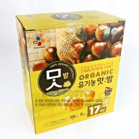 씨제이 유기농 맛 밤 42g 17봉 코스트코 군밤 간식