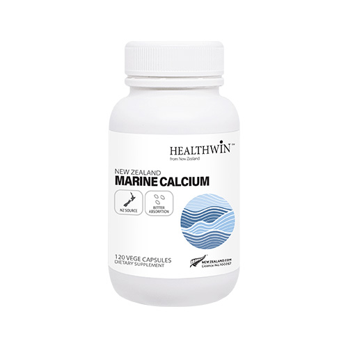 뉴질랜드 <b>헬스윈</b> 어골 마린 <b>칼슘</b> 120식물성캡슐 1개 Fish Bone Calcium