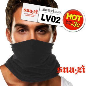SNAZI 겨울용 멀티마스크 SN LV02 BK
