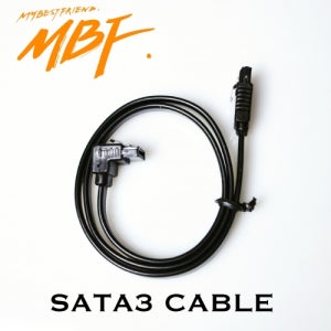 MBF-SATA3004 / SATA3 한쪽 ㄱ자 LOCK 케이블 30cm