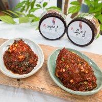 깻잎김치 삭힌콩잎김치 국내산 400g