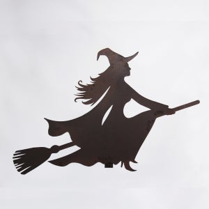 철제조형물 [빗자루 타는 마녀] 사람조형물 야외 철재소품 정원장식 조경 공원 포토존