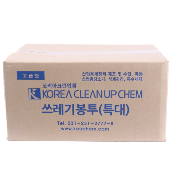 쓰레기봉투 재활용봉투 배접특대 분리수거 비닐 200장 100L 대용량 90X110 백색