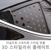 프리미엄 3D C필러 타공스포츠 플레이트/아반떼AD