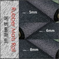 에버롤매트 1Mx10M 고무롤매트 저소음매트 충격흡수매트 헬스장바닥재