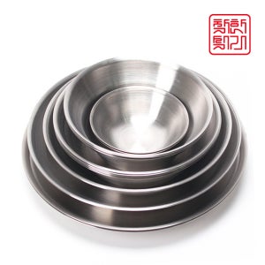 모루 국내제조 16pcs 안말린 캠핑 그릇 접시 스텐 착한 식기세트