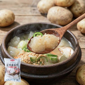 감자옹심이 노밀가루 수제비 비건음식 냉동식품 강원도 대용량