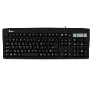 큐센 SEM-DT35 NEW USB 블랙 게이밍키보드 멤브레인 게이밍 생활방수 유선키보드