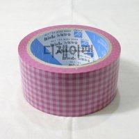 디자인테이프(분홍체크) 50mm x 40m (박스단위)