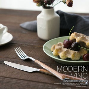 오리엔트 우드 커트러리 (4p세트)