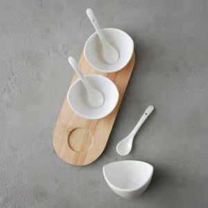 올데이 트리플 소스볼 세트,종지 소스그릇 케찹 피크볼 도자기 예쁜그릇 볼