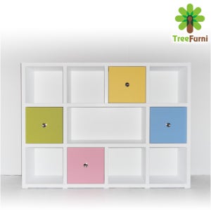 [트리퍼니가구] 3단 낮은 1600 책장 - 6컬러택1 두께36T 고급시트지