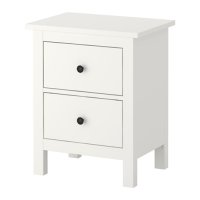 [이케몰] 이케아 HEMNES 2칸서랍장 화이트 (603.556.96)