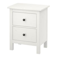 [이케몰] 이케아 HEMNES 2칸서랍장 화이트 스테인 (503.556.87)