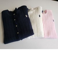 폴로 랄프로렌 걸스 꽈배기 가디건 (10가지색상) Girls Cable-Knit Cardigan