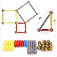 길에듀 피타고라스의 정리 A세트 32피스 기본블록 루트블록 모서리블록 쇠구슬