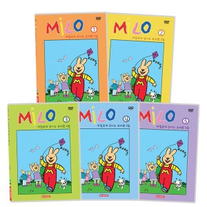 유아영어DVD 마일로의 신나는유치원 2집10종