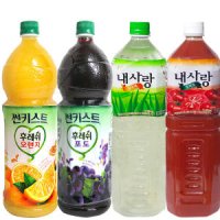 썬키스트 오렌지주스 내사랑 알로에 쥬스 1.5L / 포도 토마토