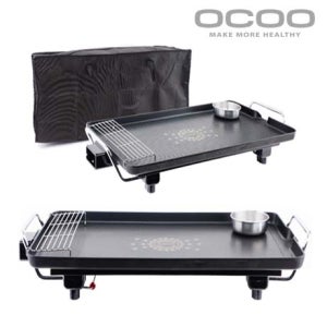 오쿠 와이드그릴 삼겹살 고기 불판 가정용 전기그릴 대형 전기후라이팬 OCP-GW200