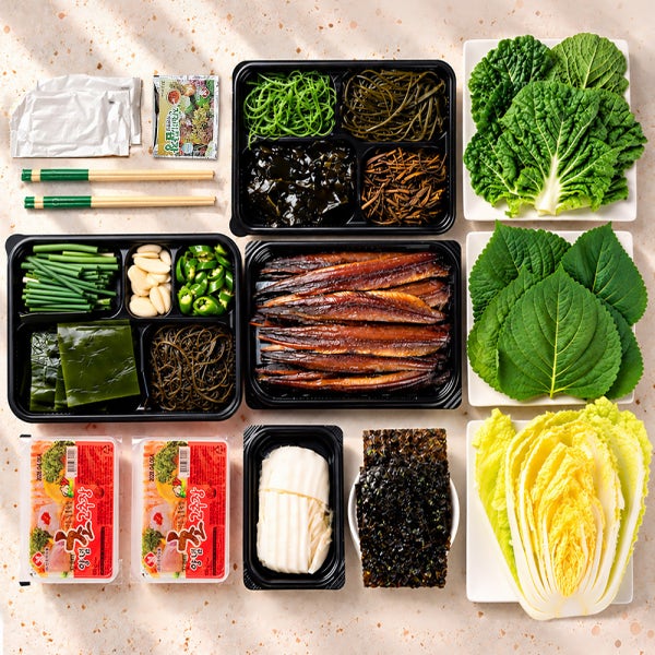 대한민국농수산 포항 구룡포 과메기 야채세트 꽁치 손질 해초 과메기세트