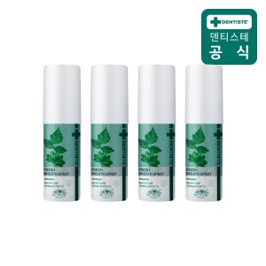 덴티스테 구강스프레이 후레쉬 브레스 스프레이15ml 4개 구강청결제 구취 입냄새제거