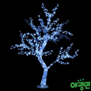 LED 크리스탈 나무 화이트