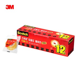 3M 스카치테이프 리필 550R /18mmX30M /12입1갑