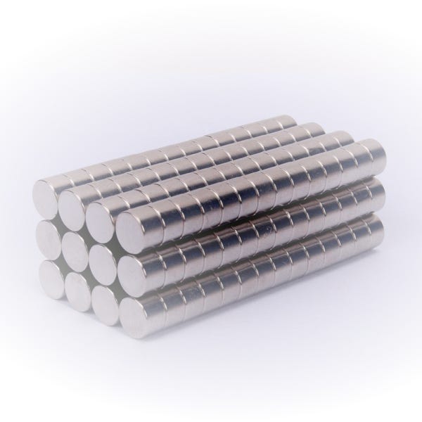 초강력 네오디움 자석 네오디뮴 희토류 원형 자석 ND지름2mm x 1mm(100개)