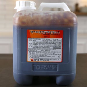 금양식품 간장 닭강정소스 먹어도안짠갈릭강정소스 10KG