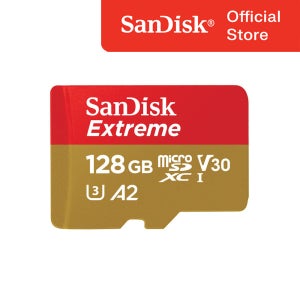 SOI 샌디스크 익스트림 마이크로SD카드 128GB 액션캠 드론 전용 4K영상 CLASS10 V30 SANDISK EXTREME MICRO SDXC CARD